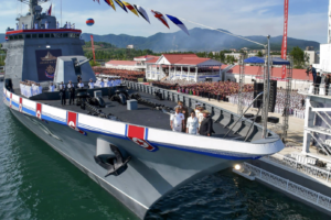 North Korea launches warship at major ceremony weeks after disaster, repairs